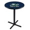 Holland Bar Stool Co 36" Blk Wrinkle Notre Dame Leprechaun Pub Table L211B3628ND-Lep - alternate 1